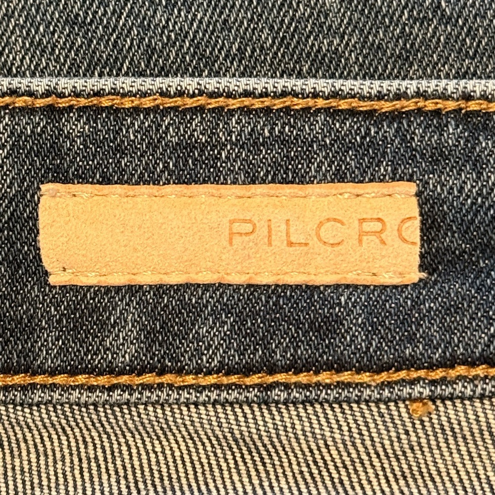 Anthropologie Pilcro High Rise Cigarette Distressed Rae Hem Jeans Size 29 - Picture 10 of 15